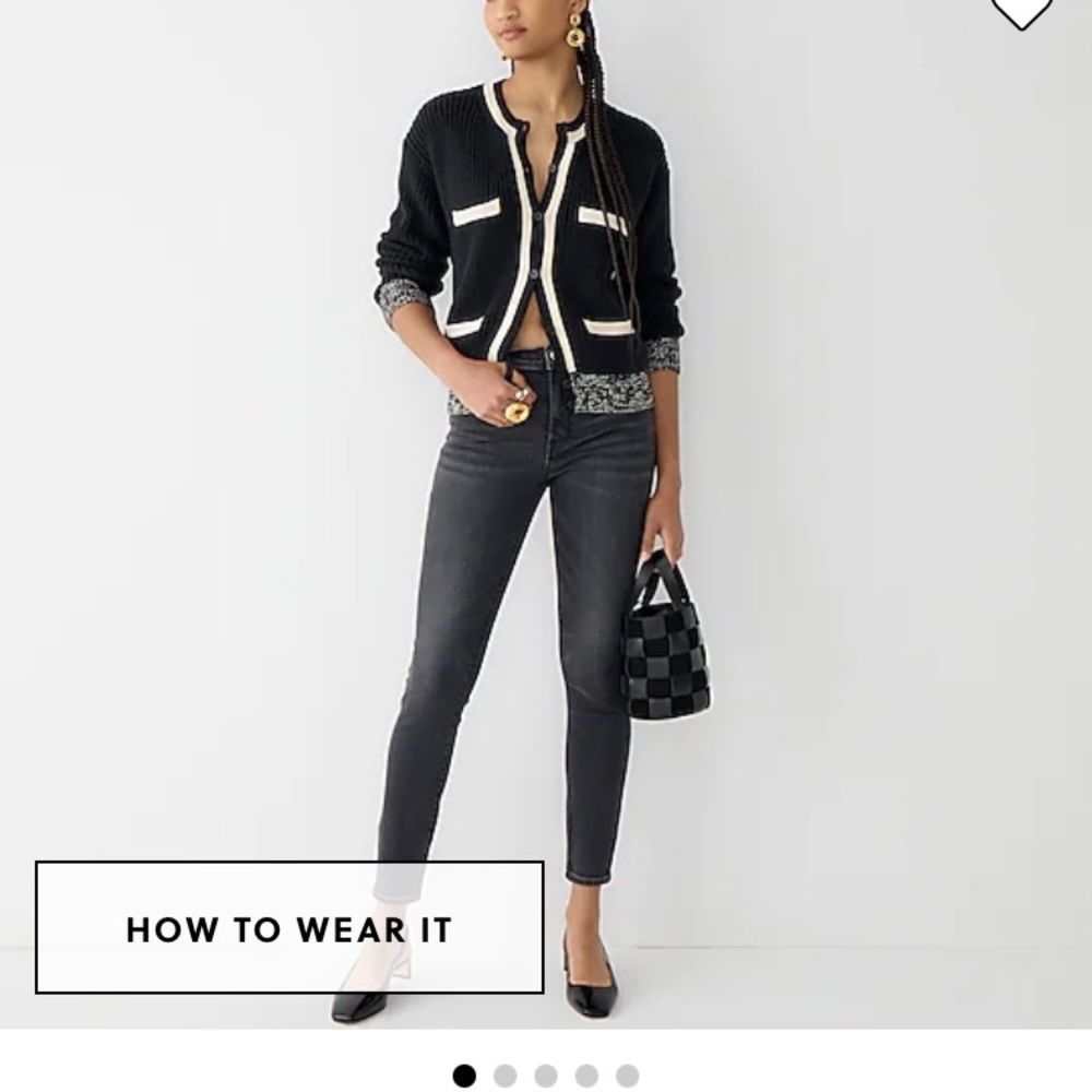 JCrew Charcoal toothpick Jean